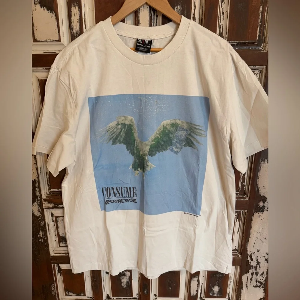 White Saint Mxxxxxx x Forsomeone Consume T-shirt.  New. - Picture 3 of 7